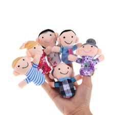 6 Pcs Finger Puppets Kids