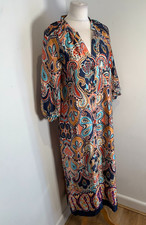 ZARA button front midi maxi