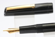 Vintage Osmiroid 65 Music Nib Aerometric Filler Fountain Pen, GT