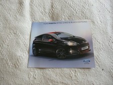 FORD FIESTA ZETEC S RED AND