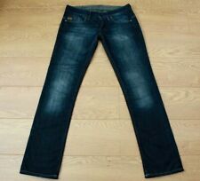 G-Star Denim Jeans Original Raw Ladies Slim Fit Dark Blue Size W30 L34 Tall