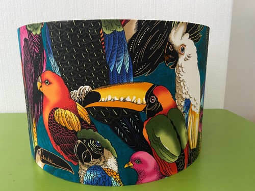 Handmade fabric lampshade