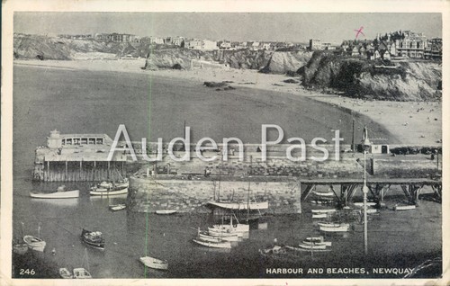 Vintage postcard newquay - vintage,