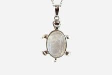 MYSTIC GEMS Turtle Natural Gemstone Pendant Necklace 50cm with Pouch