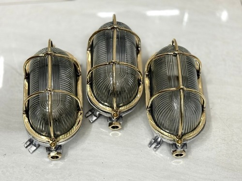Pcs vintage brass bulkhead - vintage,