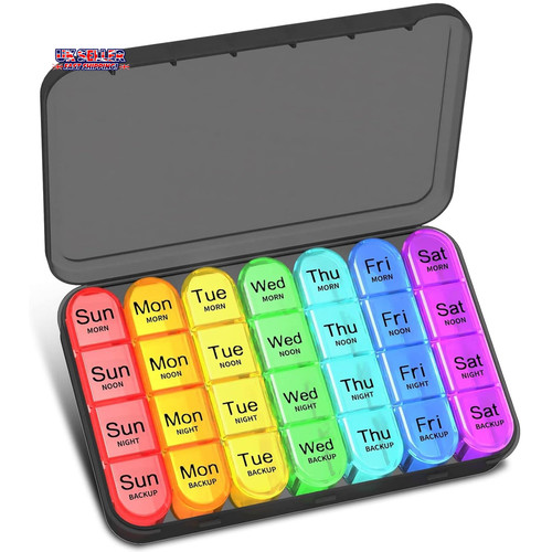 Pill box organiser times a - box,