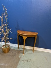 Reproduction Walnut Demi-lune