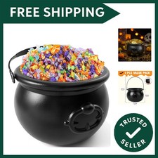 Large Halloween Black Cauldron