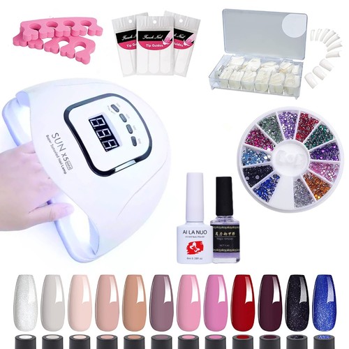 Gel nail kit with - gel,