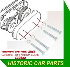 Triumph Spitfire 1300 Mk 3 1967-70 - AIR FILTER BOX TO CARB FIX. BOLTS & WASHERS