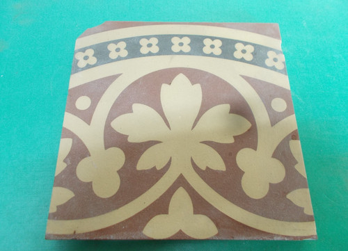 Floor tiles encaustic border - encaustic,