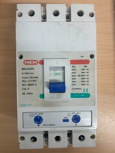 Mem mccb 320 - amp, triple