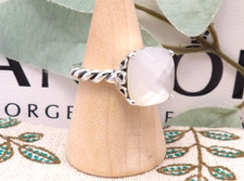 ❤️Pandora Genuine Silver Mother of Pearl Sincerity Ring S925 ALE Size 52❤️