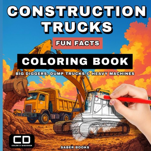 Construction trucks fun - fun, facts
