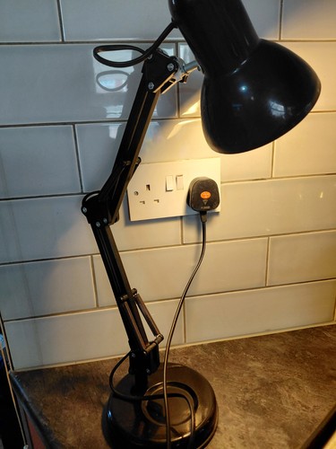 Angle poise hobby desk - desk, lamp