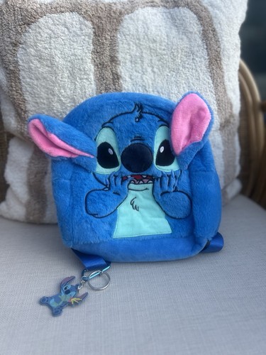 Disney stitch backpack fluffy - disney,