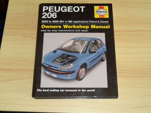 Haynes manual peugeot 206 - haynes,
