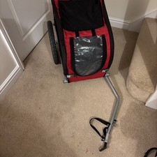 Trixie Bike Trailer Carrier for Small Dog Red and Black