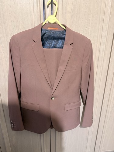 Men brown piece suit xs - brown, 2-piece