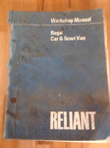 Reliant regal car and van - regal,