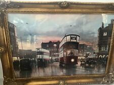 don breckon framed tram Print