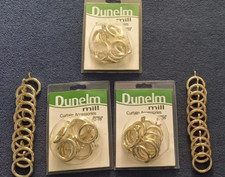Curtain pole rings Brass 28mm