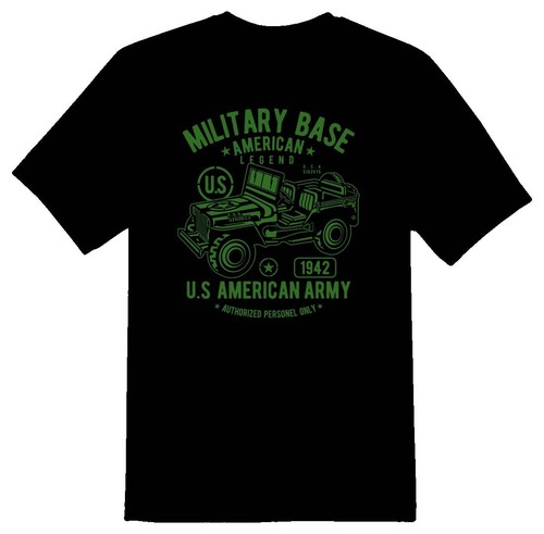 American army jeep shirt - american,