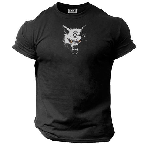 Vikings wolf shirt - wolf,