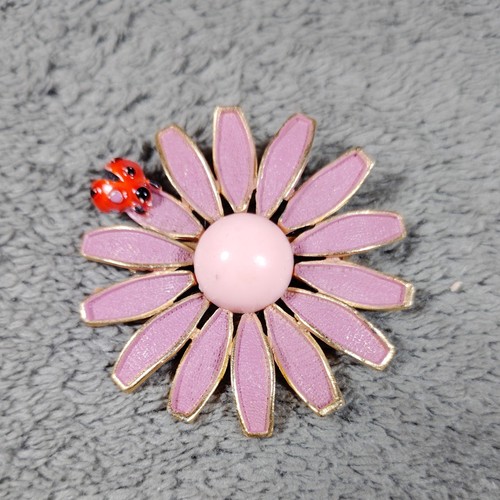Vintage weiss enamel daisy - vintage,