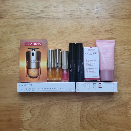 Clarins and beauty pie - and, 10