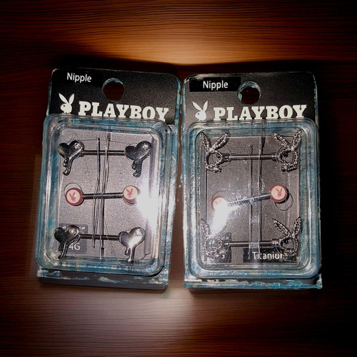 Playboy nipple rings - playboy,
