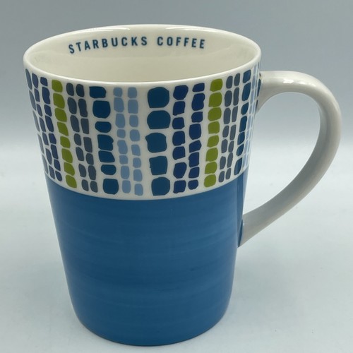 Starbucks mug blue green - starbucks,