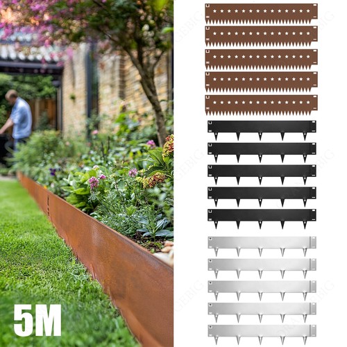 Corten steel garden edging - steel,