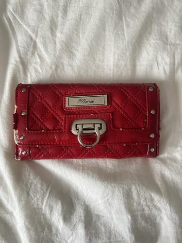 Vintage jane norman red purse - red,