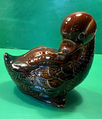 Arthur wood ceramic duck - arthur,