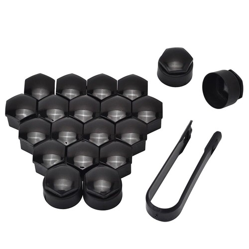 Audi wheel nut covers - covers, gloss