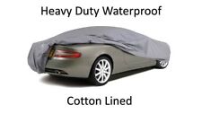FOR SAAB 93 9-3 CONVERTIBLE - PREMIUM HD FULLY WATERPROOF CAR COVER COTTON LINED