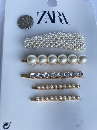 Zara set hair clips gold - set,
