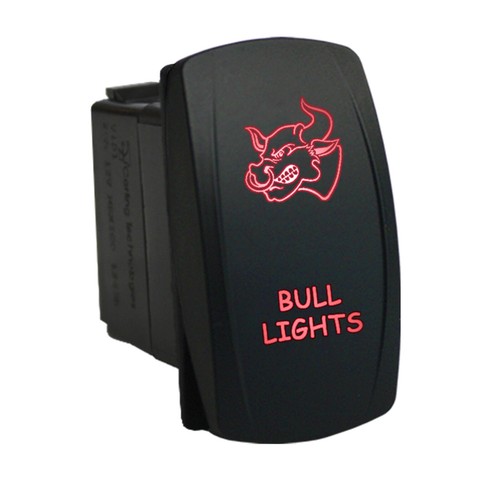 Rocker switch 12v 628r - switch, bull