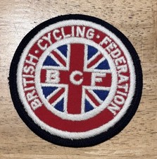British Cycling Federation Cloth Badge Bicycle Badge BCF