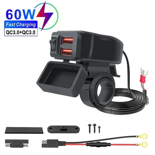 Dual waterproof usb port - dual,