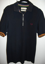 Fred Perry Bradley Wiggins  Polo Shirt Cycling Mod/Ska 2 tone - Small- Nice!