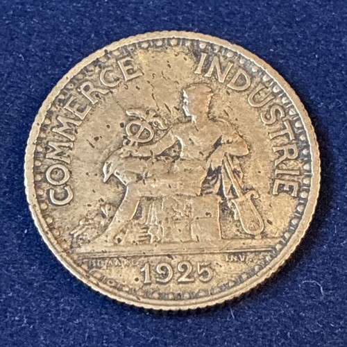 1925 french franc - 1, coin