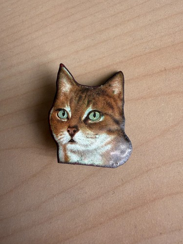 Vintage handmade metal - , shaped