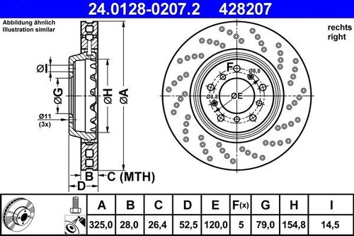 Brake discs bmw - brake, (e46)