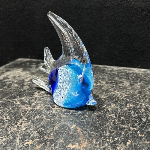 Murano style glass angel fish - murano,