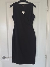 LIPSY BLACK LBD WRAP STYLE