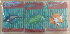 3 × INFLATABLE SWIMMING POOL TOYS (CROCODILE, CLOWN FISH, KILLER WHALE) *NEW*
