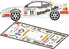 DECALS 1/43 TOYOTA CELICA St205 - #11 - KOSCIUSKO - RALLYE WISLY 2000 - D43144