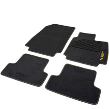 Genuine Renault Sport Clio Mk3 RS 197 & 200 Carpet Floor Mat Set Yellow Edge